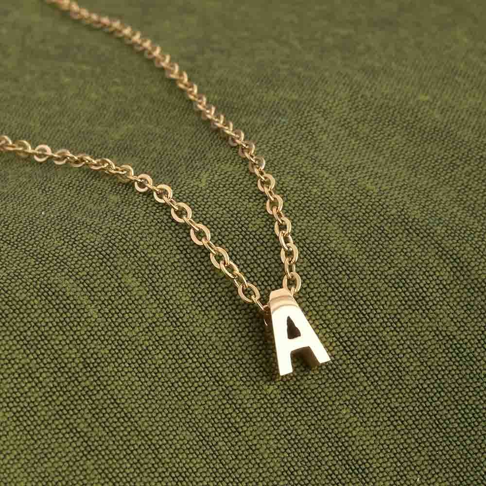 Small Letter Necklace : PM-NECKLACE-175-A