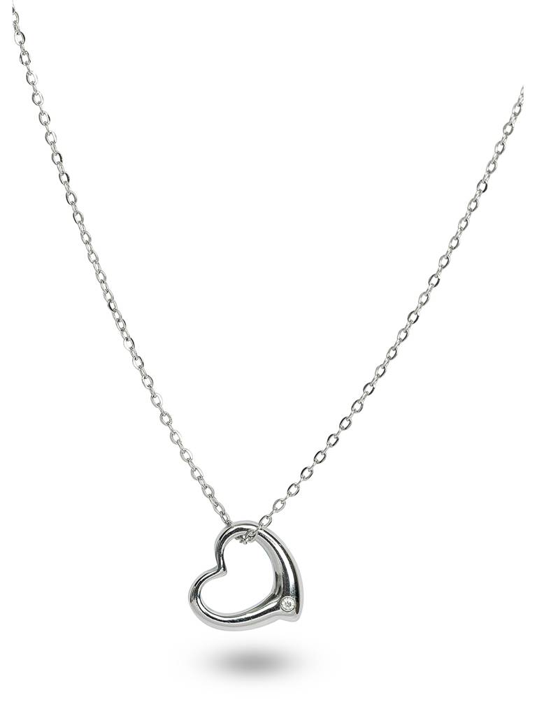 Silver-Toned Silver Gold-Plated Necklace : PM-NECKLACE-187