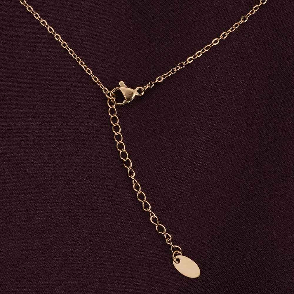 Glowing Sun Necklace For Womens Waterproof & Anti-Tarnish : PM-NECKLACE-219