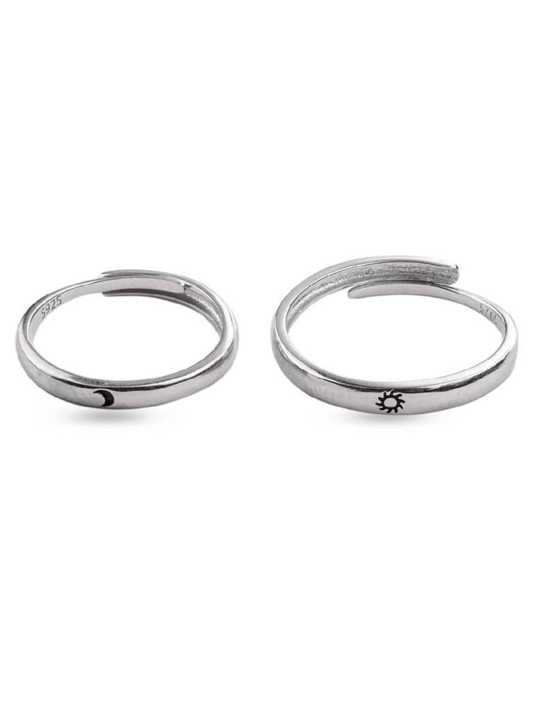925 Sterling Silver Couple Rings : PM-RING-004