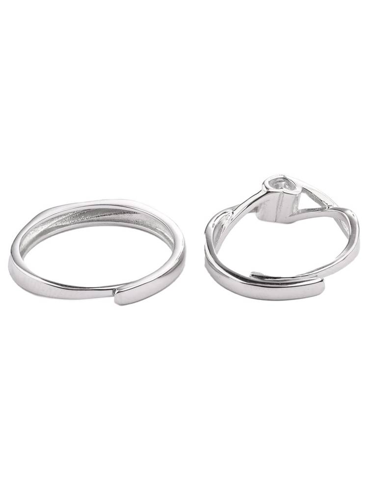 925 Sterling Silver Beyond Infinity Couple Rings : PM-RING-006