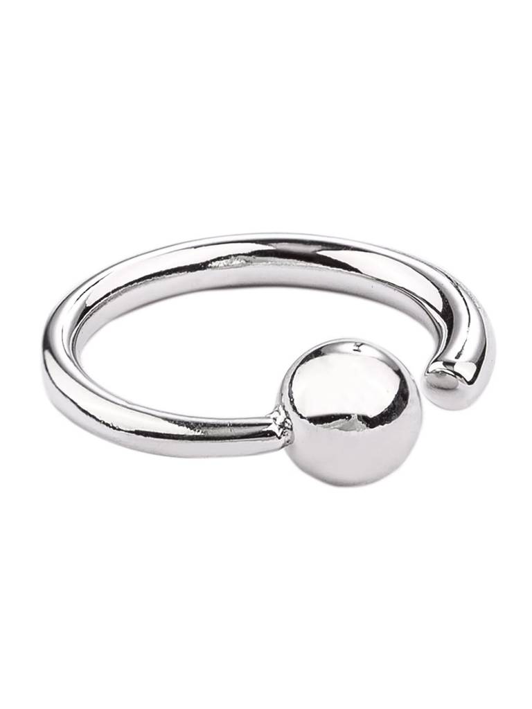 925 Sterling Silver 18K Gold-Plated Adjustable Finger Ring : PM-RING-019