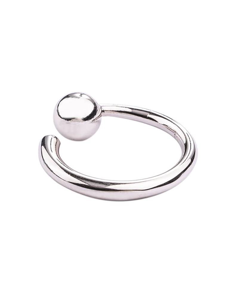 925 Sterling Silver 18K Gold-Plated Adjustable Finger Ring : PM-RING-019