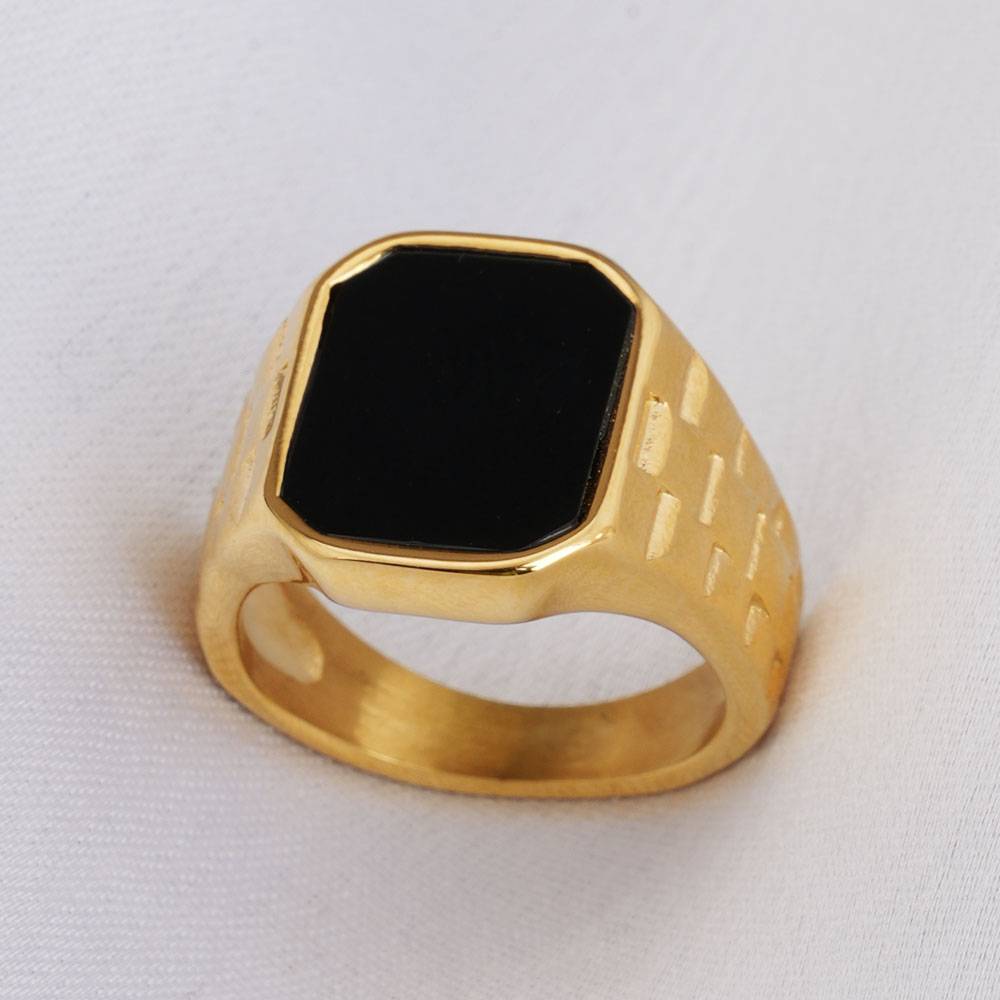 Black Onyx Ring : PM-RING-027-6