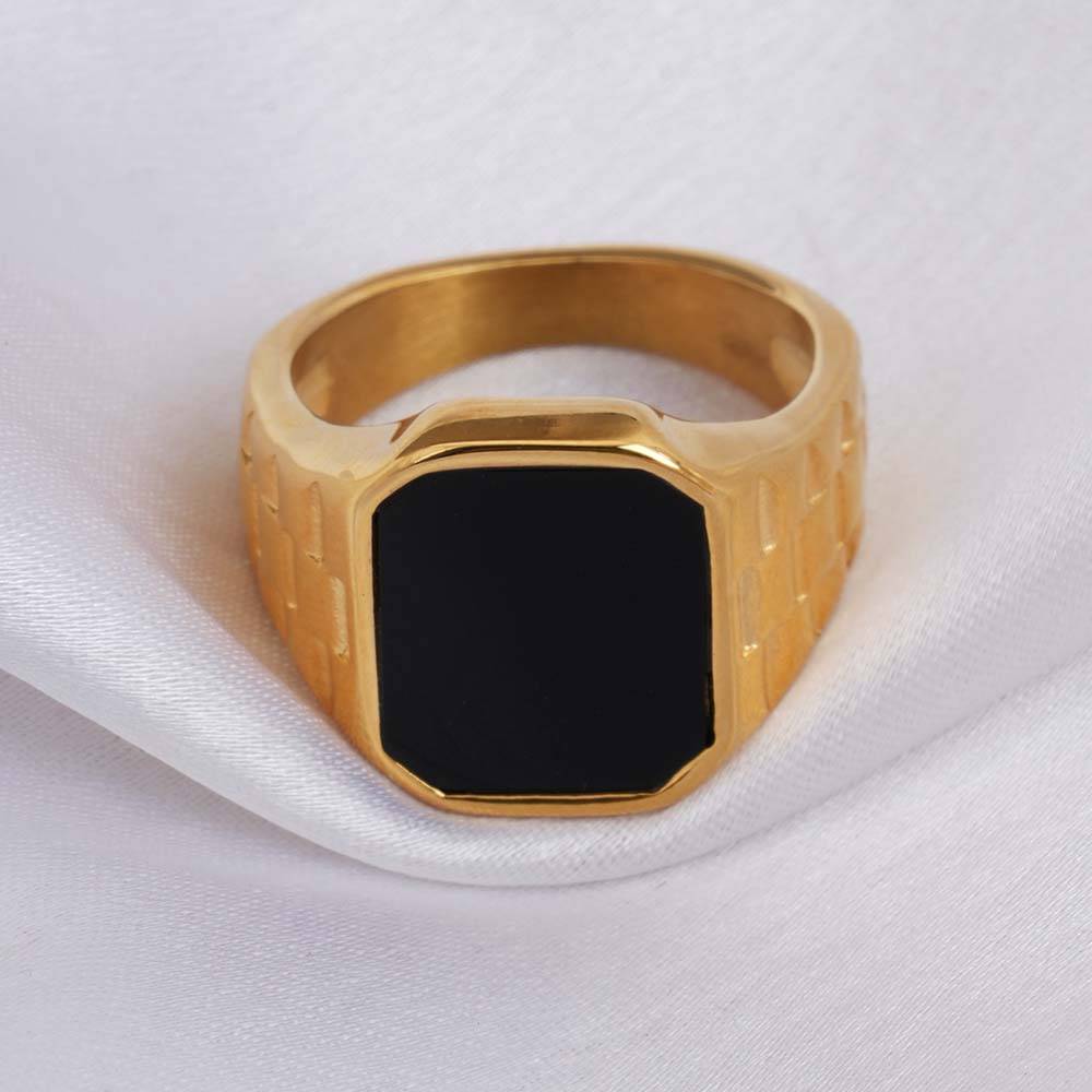 Black Onyx Ring : PM-RING-027-6