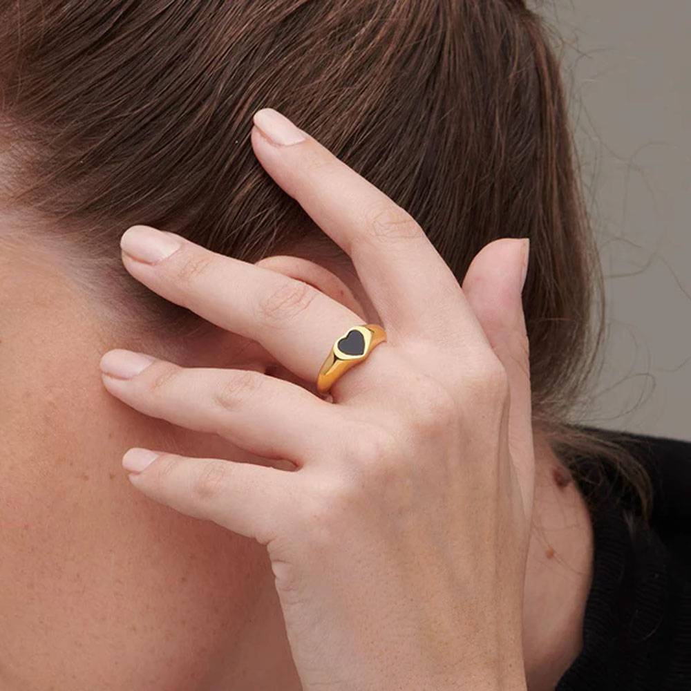 Black Heart Ring : PM-RING-032-6