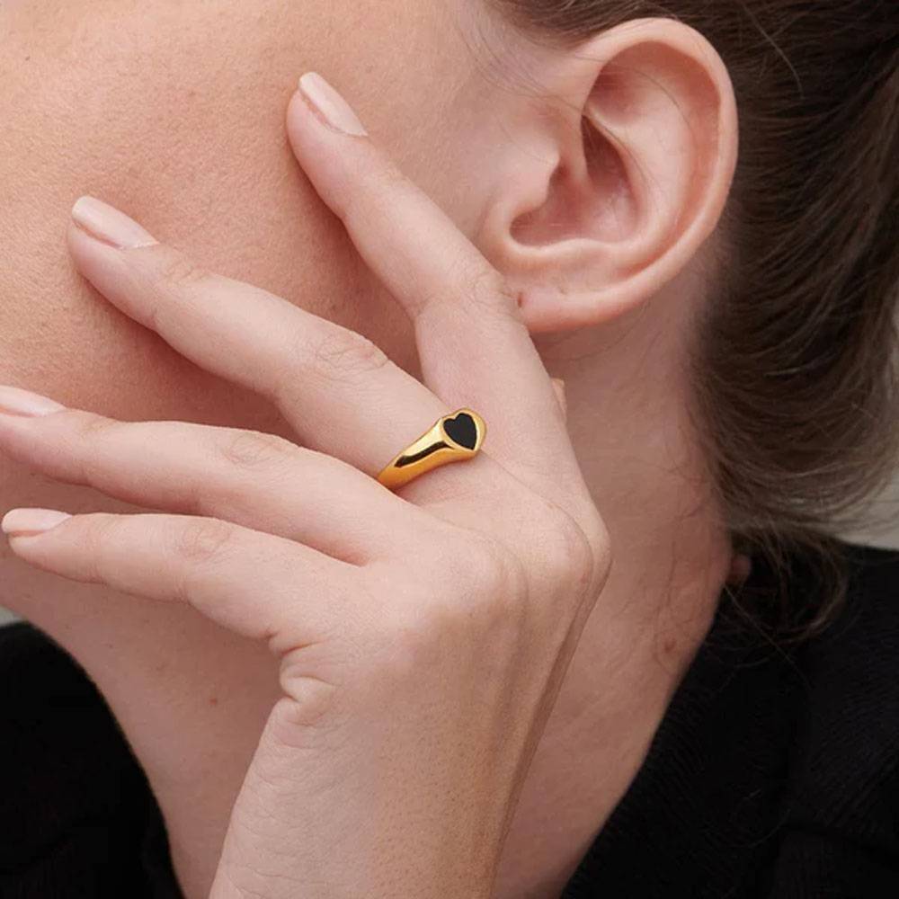 Black Heart Ring : PM-RING-032-6