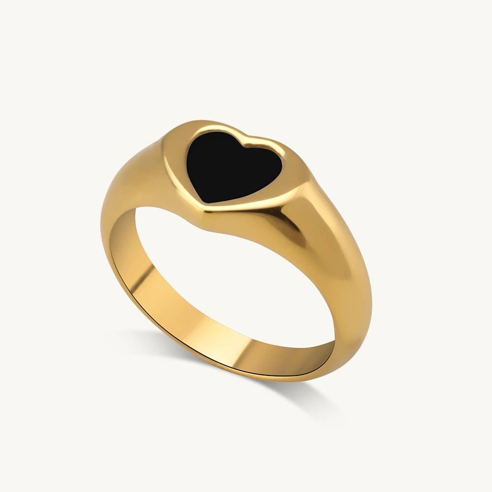 Black Heart Ring : PM-RING-032-6