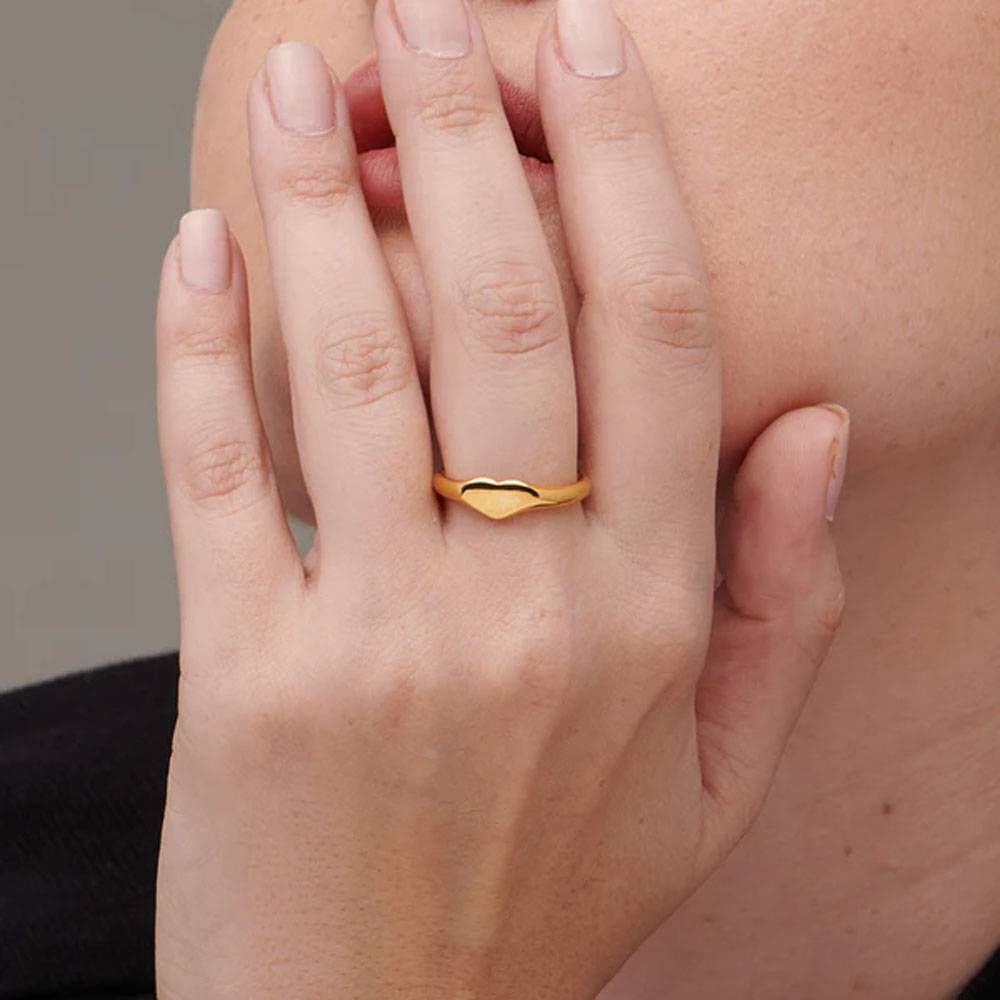 Sleek Heart Ring : PM-RING-033-6