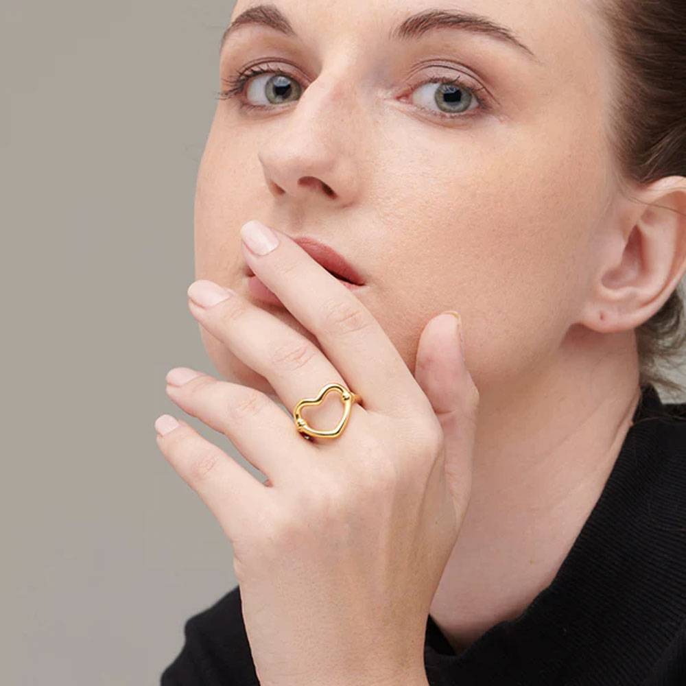 Women18K Gold-Plated Finger Ring : PM-RING-034-8