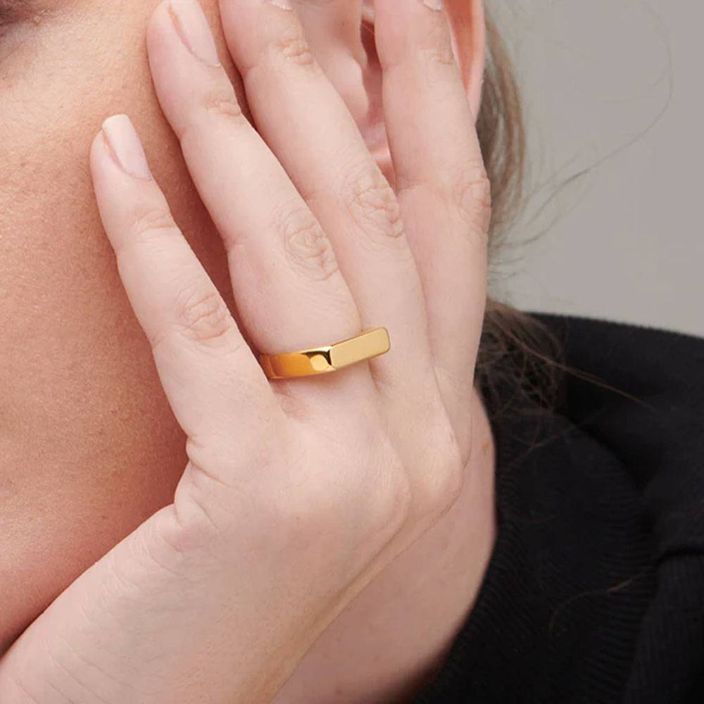 Plain Bar Ring : PM-RING-044-6