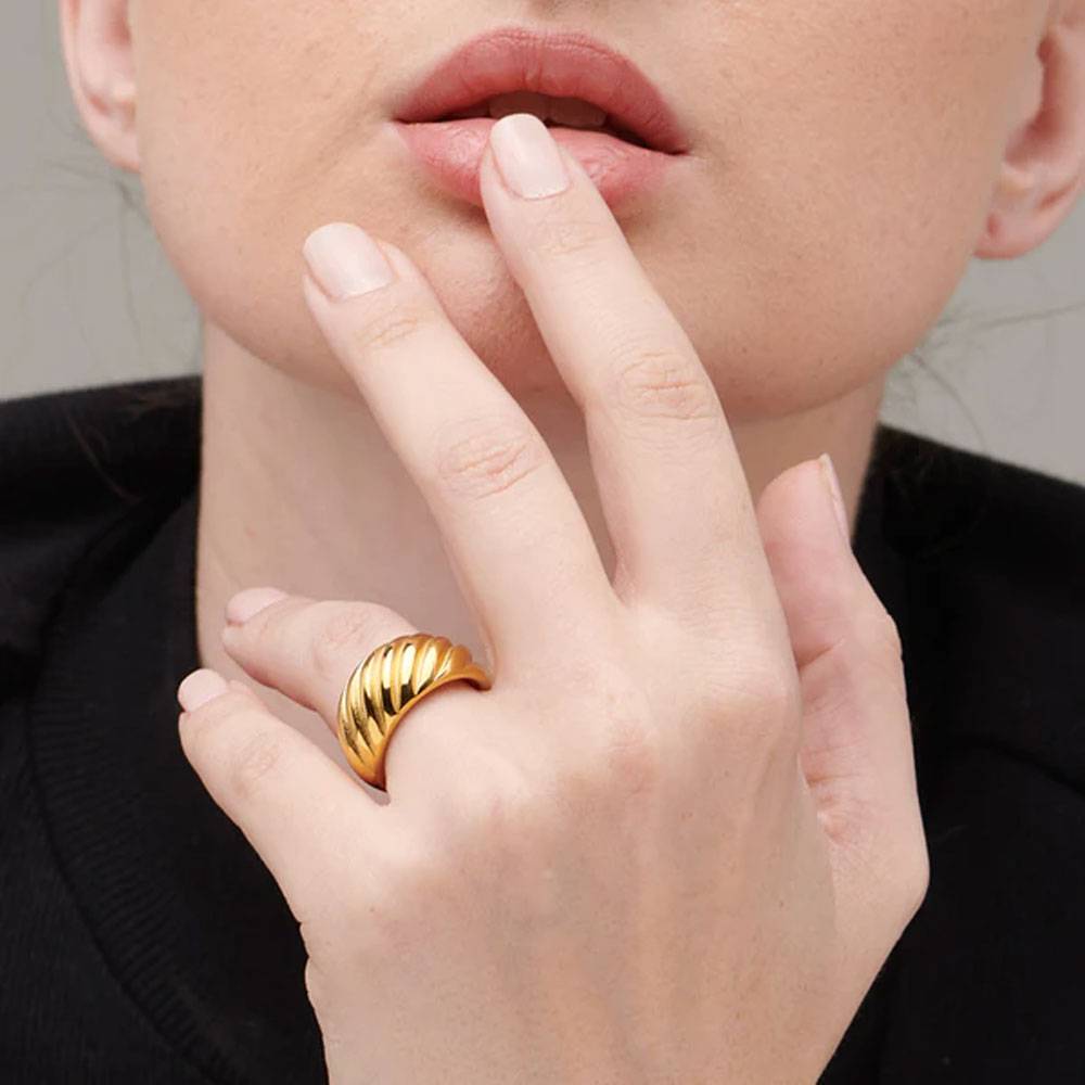 Twisted Dome Ring : PM-RING-048-6