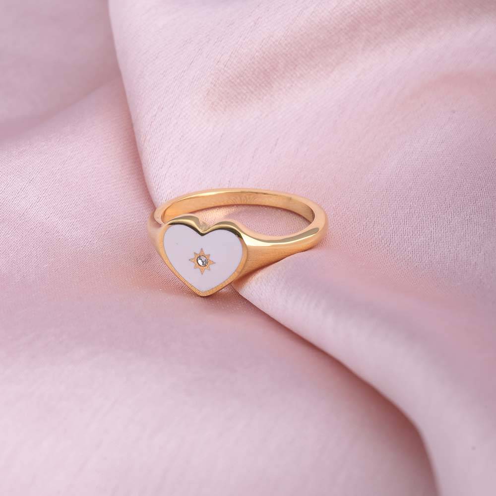 Heart Sparkle Ring : PM-RING-049-6