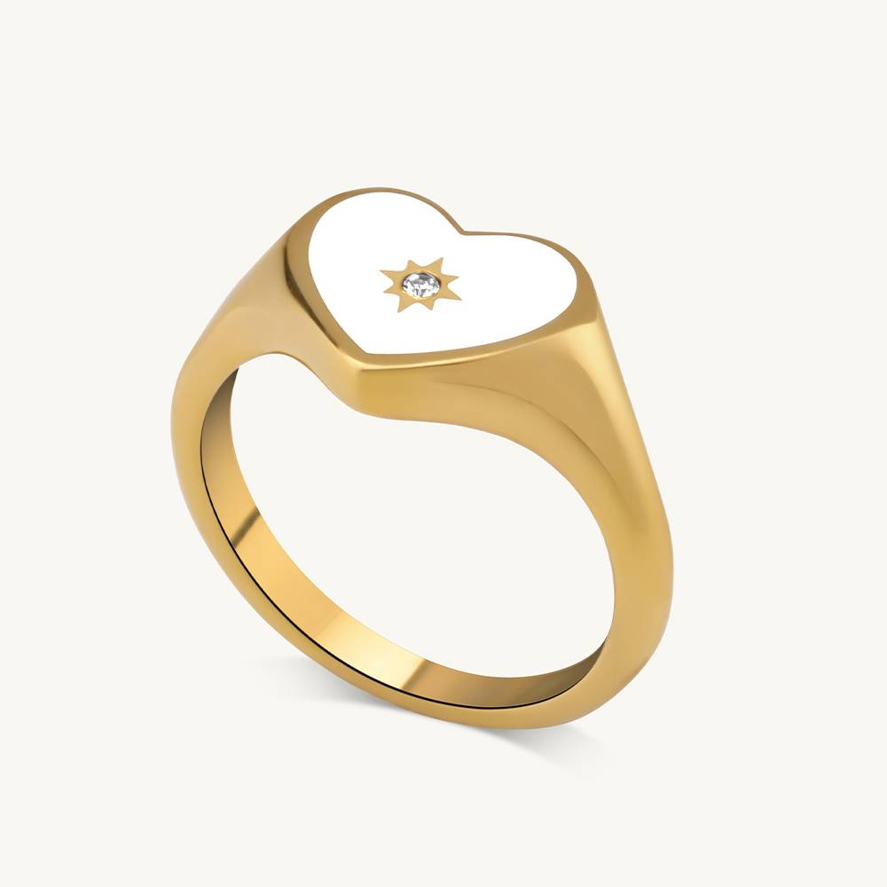Women 18K Gold-Plated Finger Ring : PM-RING-049-8