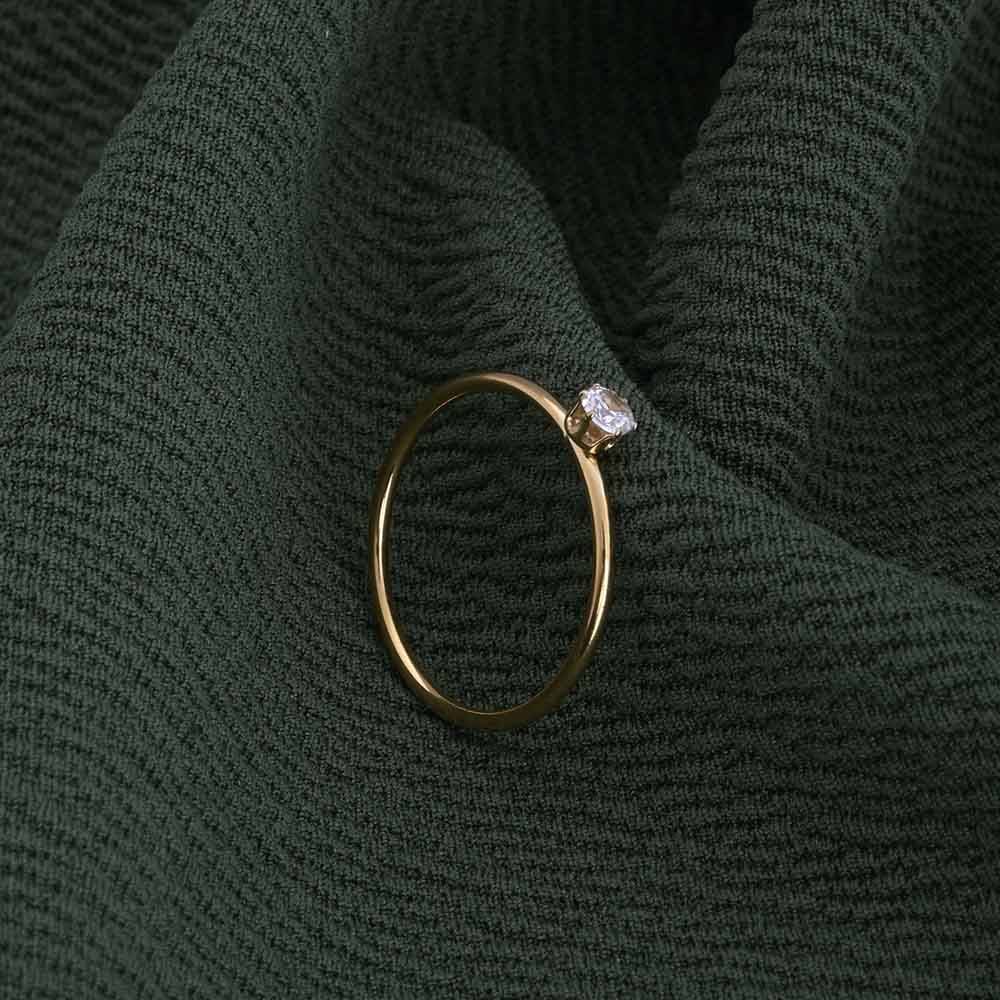 Dainty Solitaire Ring : PM-RING-076-6