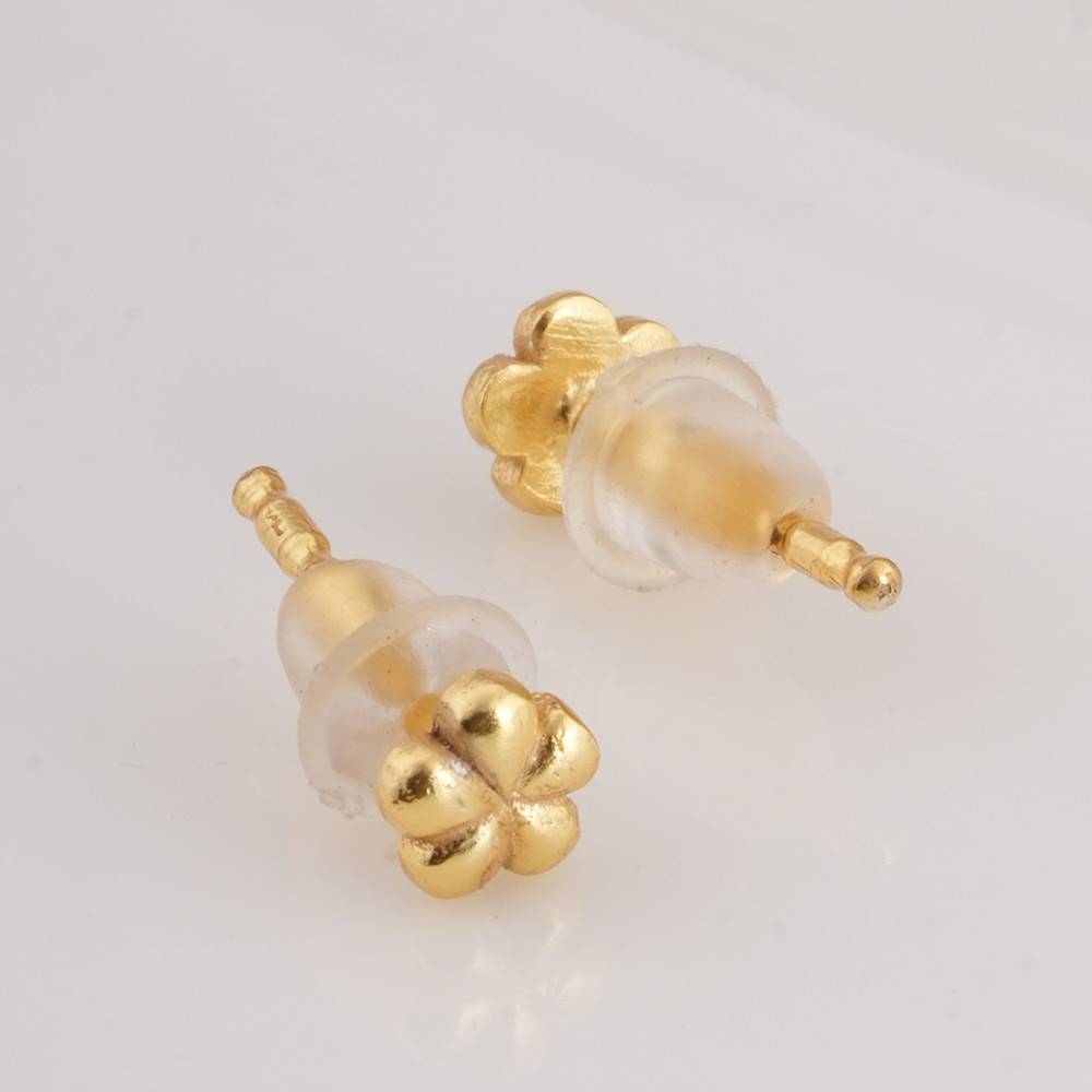 925 Sterling Silver Floral  Studs For Kids - Waterproof & Anti Tarnish  For Kids : PMKSTER510-G