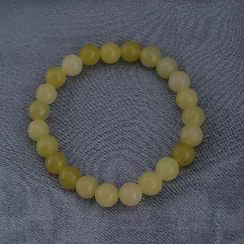 Lemon Jade Bead Bracelet : PMM04BR004