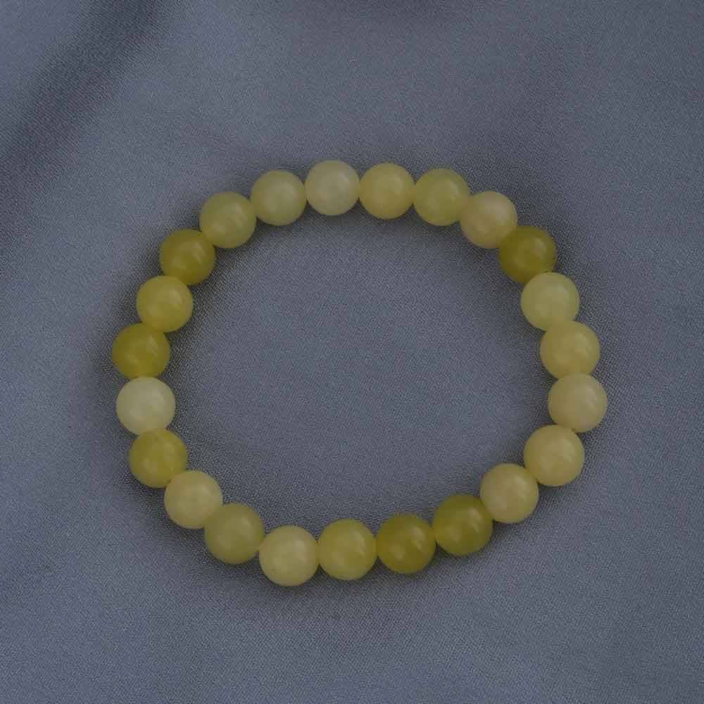Lemon Jade Bead Bracelet : PMM04BR004