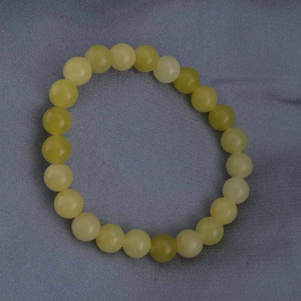 Lemon Jade Bead Bracelet : PMM04BR004