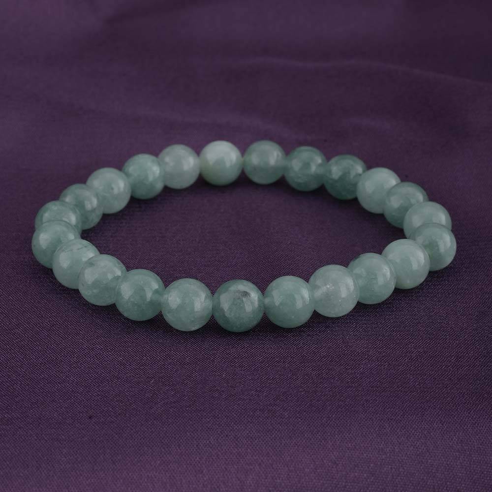 Natural Green Bead Bracelet : PMM04BR013