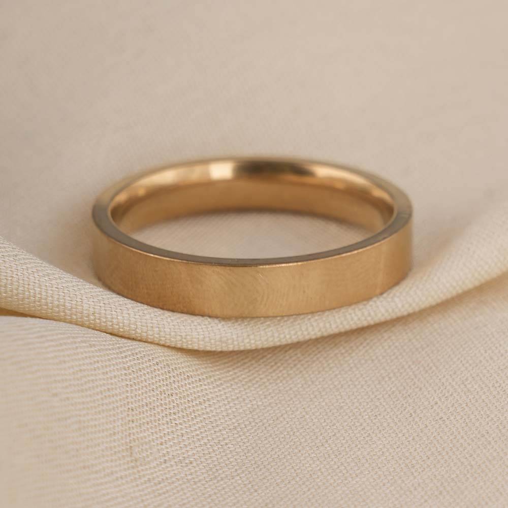 Palmonas Vintage Gold Band Ring For Mens- Waterproof & Anti-Tarnish : PMMSSRG517-G-9