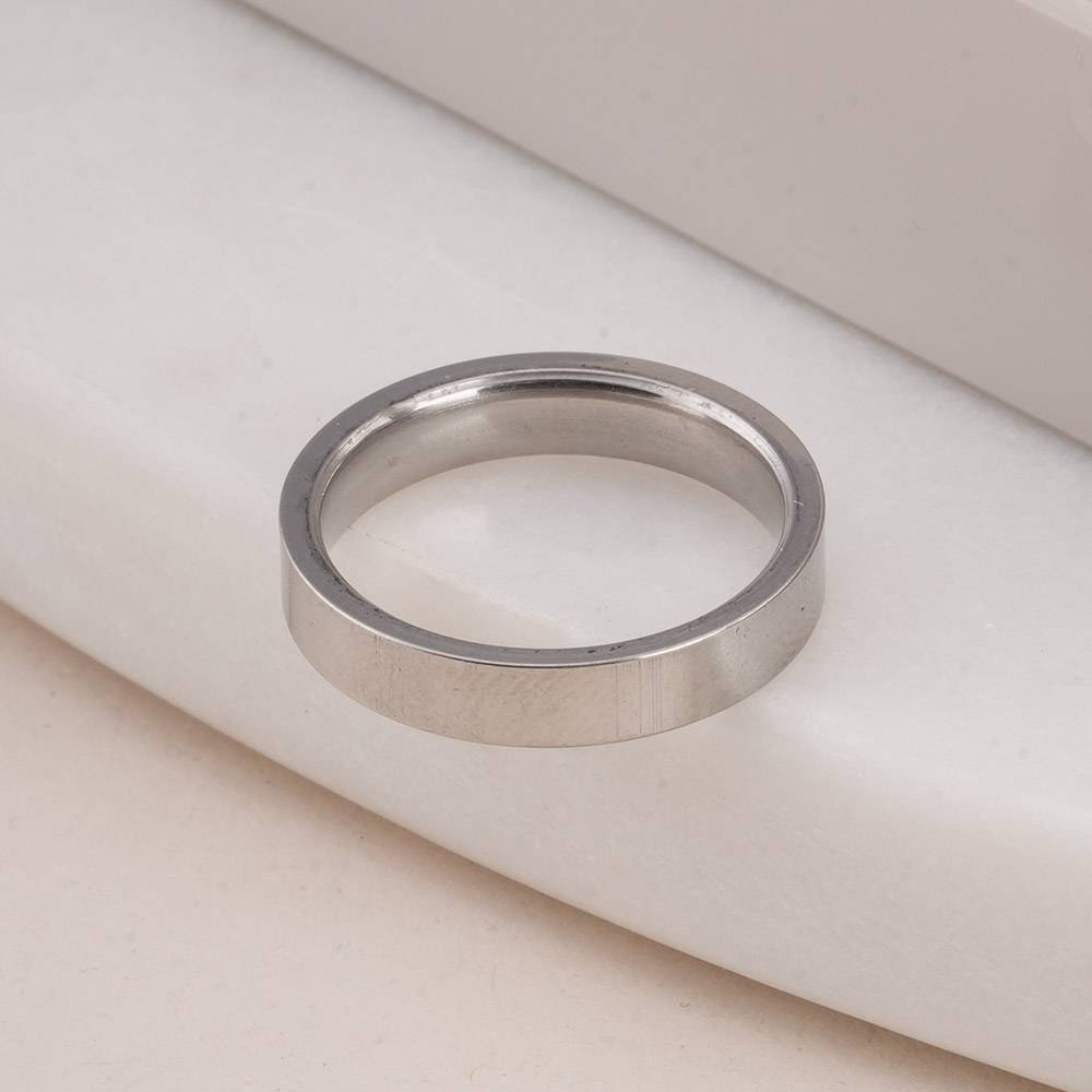 Palmonas Vintage Band Ring For Mens  - Waterproof & Anti-Tarnish : PMMSSRG664-S-6