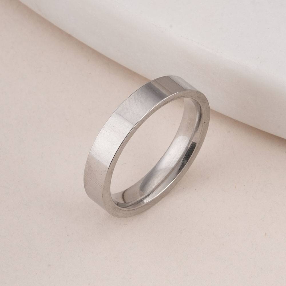 Palmonas Vintage Band Ring For Mens  - Waterproof & Anti-Tarnish : PMMSSRG664-S-6