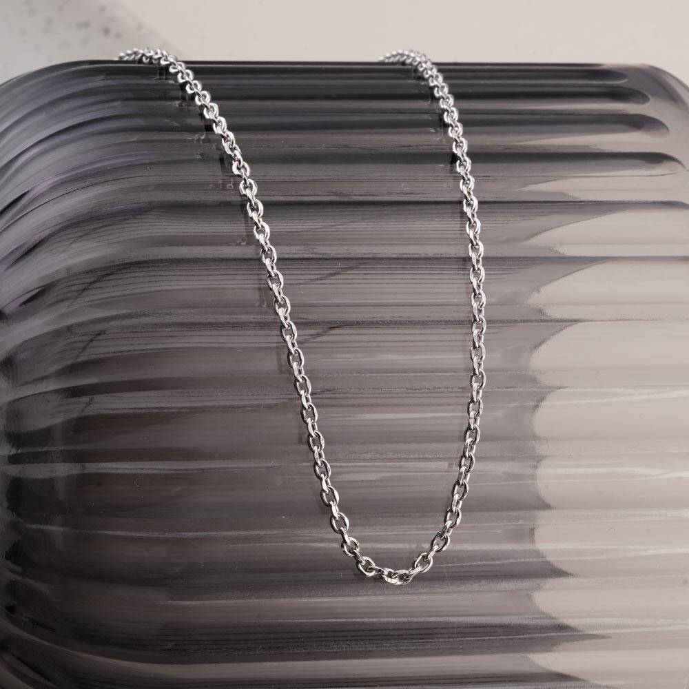 925 Sterling Silver Everyday  Chain For Mens - Waterproof & Anti Tarnish : PMMSTNC310-S