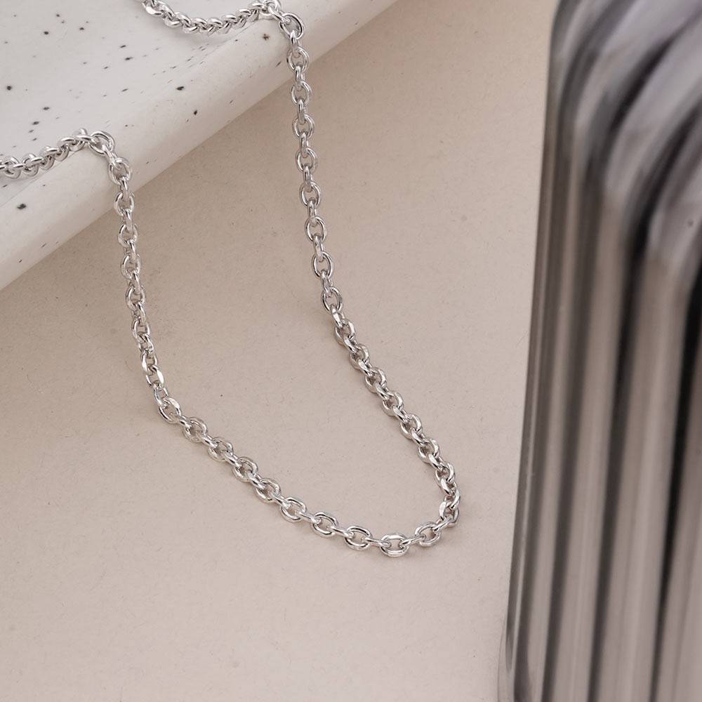 925 Sterling Silver Everyday  Chain For Mens - Waterproof & Anti Tarnish : PMMSTNC310-S