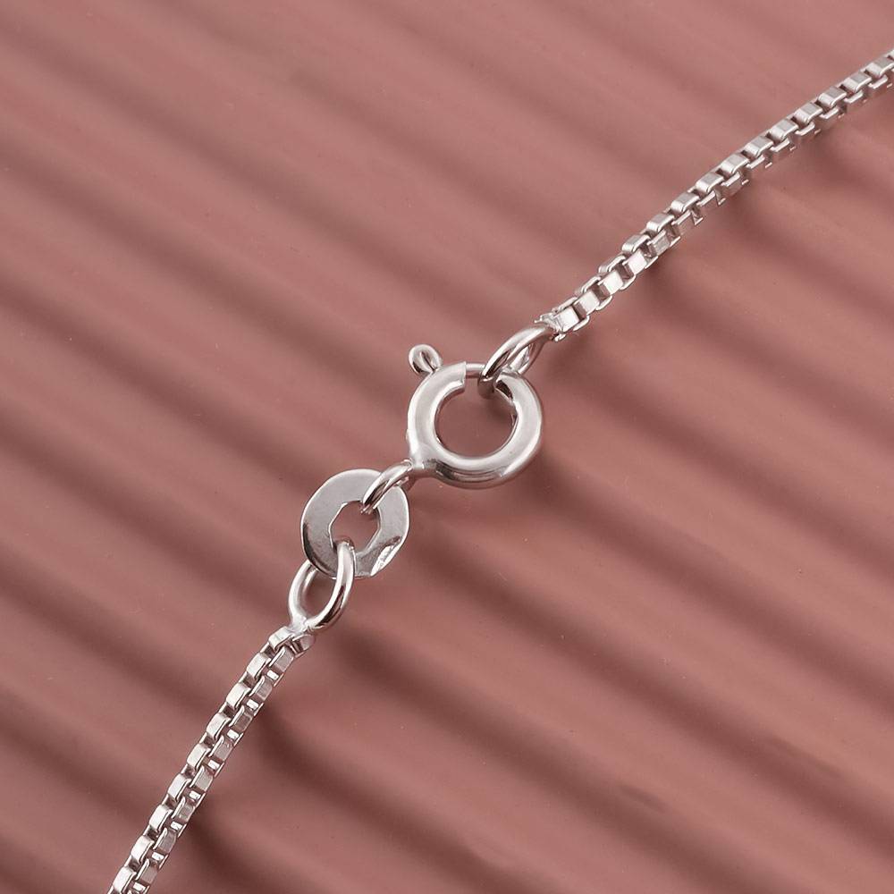 925 Sterling Silver Box Chain For Mens - Waterproof & Anti Tarnish : PMMSTNC316-S