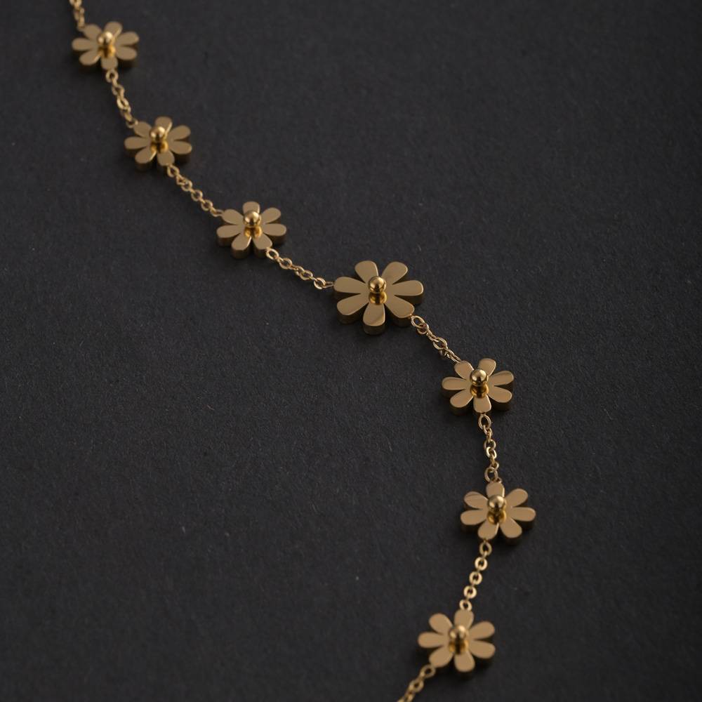Floral Finesse Anklet : PMW01AN007