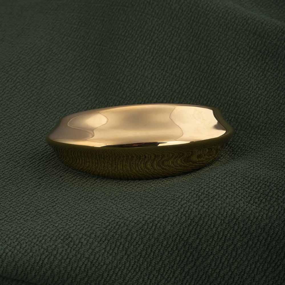 Golden Hinged Cuff Bracelet : PMW01BR038