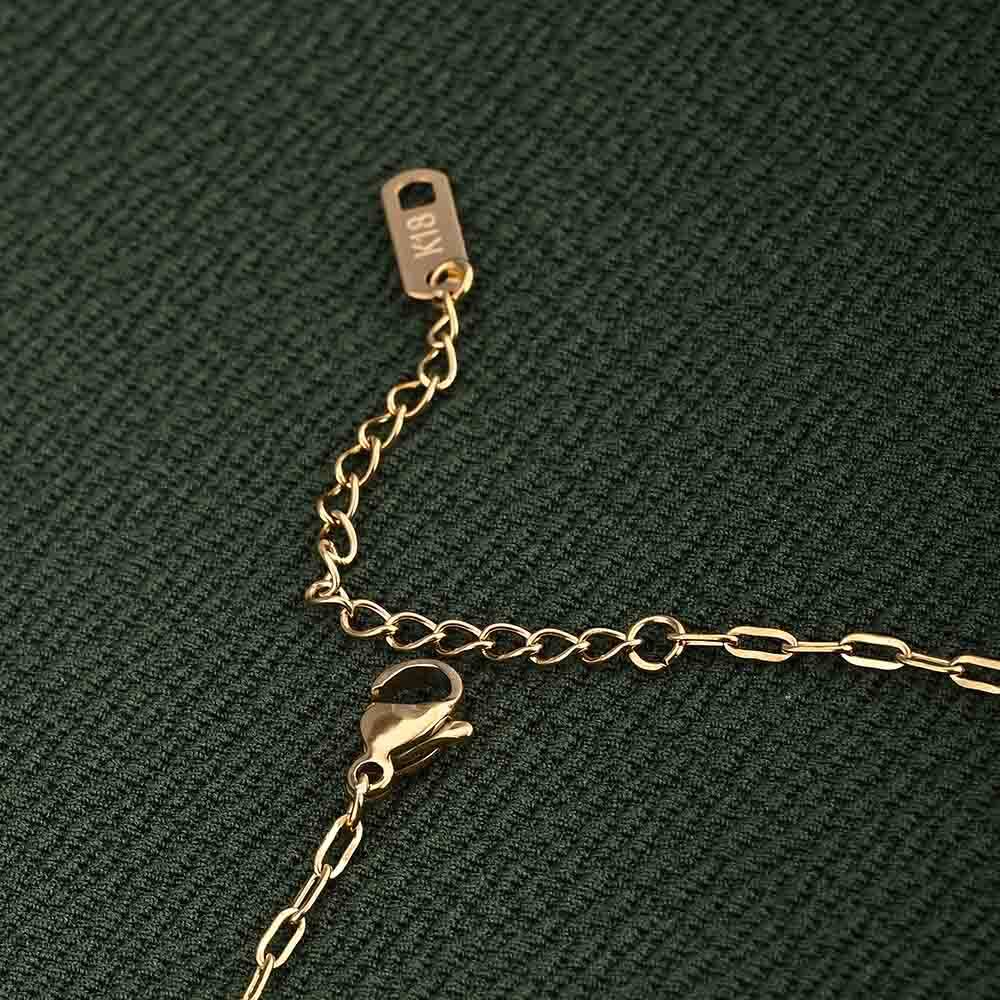 Shining Stone Gold Chain Bracelet : PMW01BR049