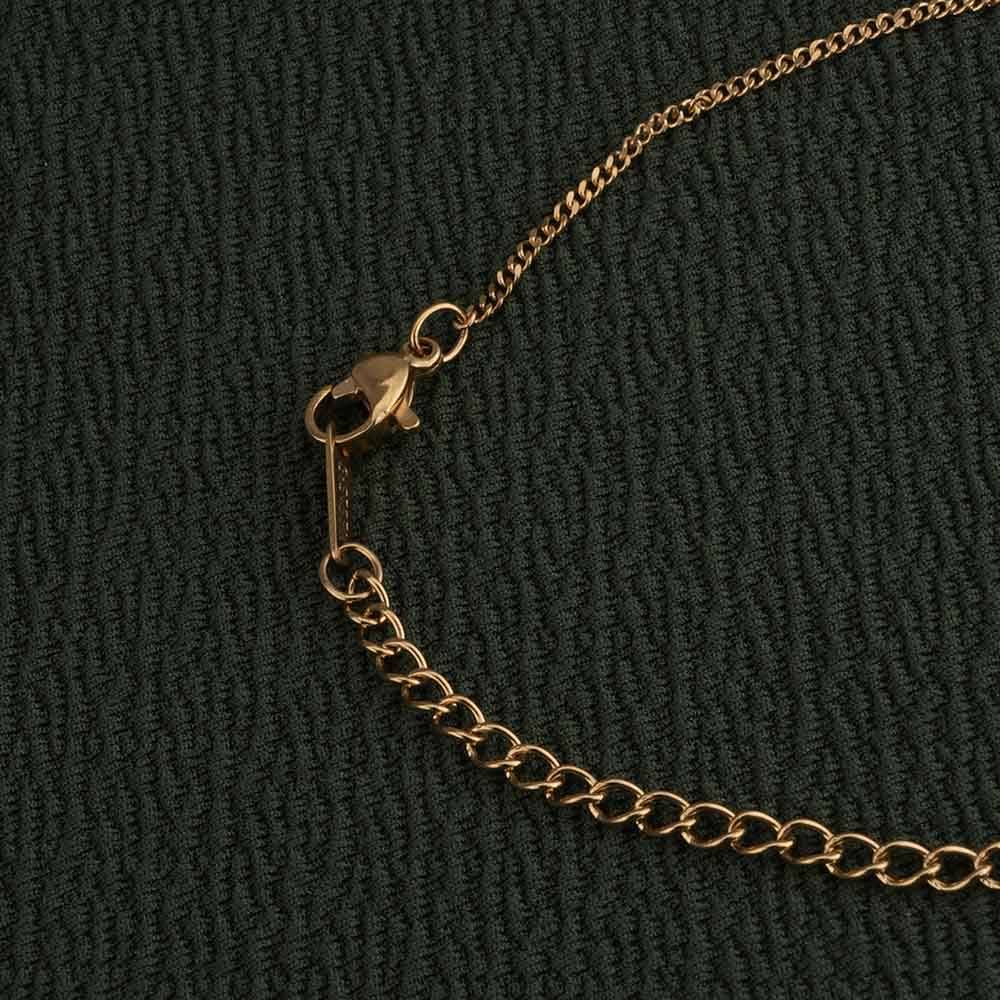 Black Leather Gold Bracelet : PMW01BR057