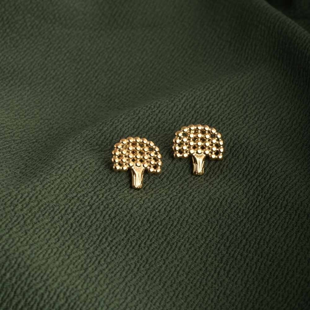 Golden Tree Earrings : PMW01ER004