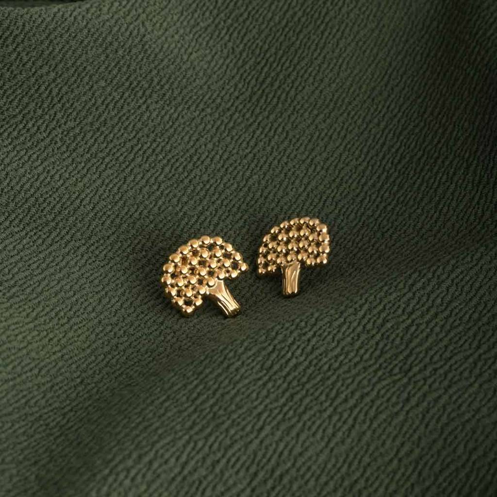 Golden Tree Earrings : PMW01ER004