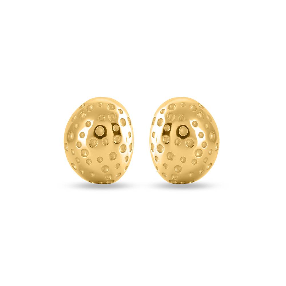 Golden Crater Earrings : PMW01ER014