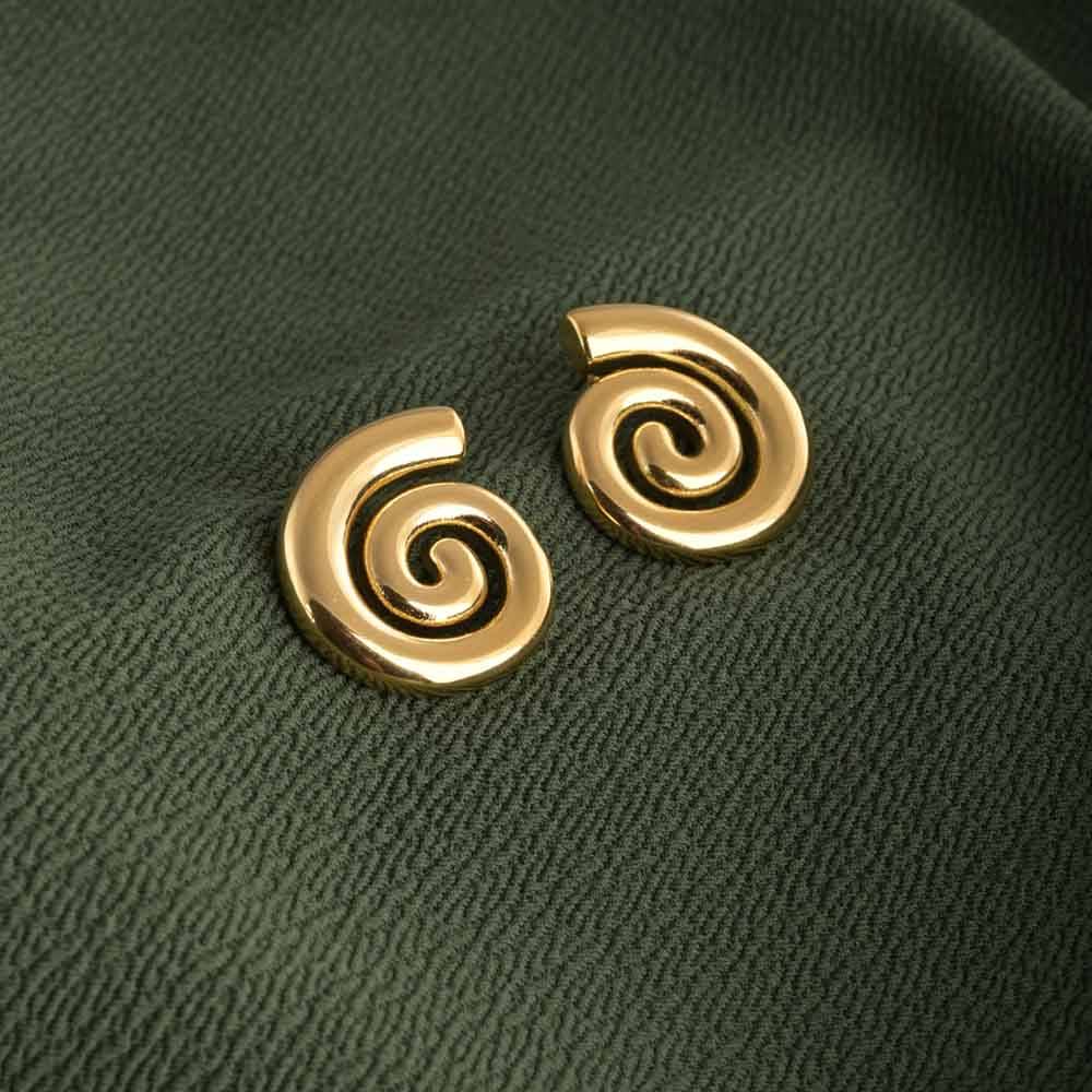 Concentric Whirl Earrings : PMW01ER018