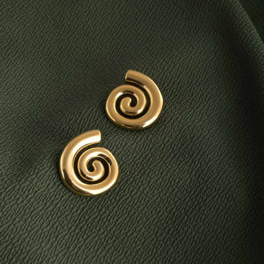 Concentric Whirl Earrings : PMW01ER018