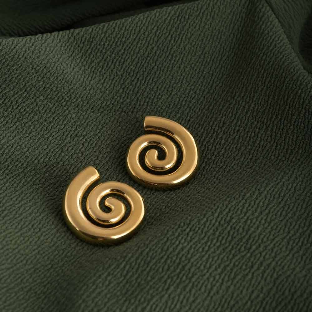 Concentric Whirl Earrings : PMW01ER018