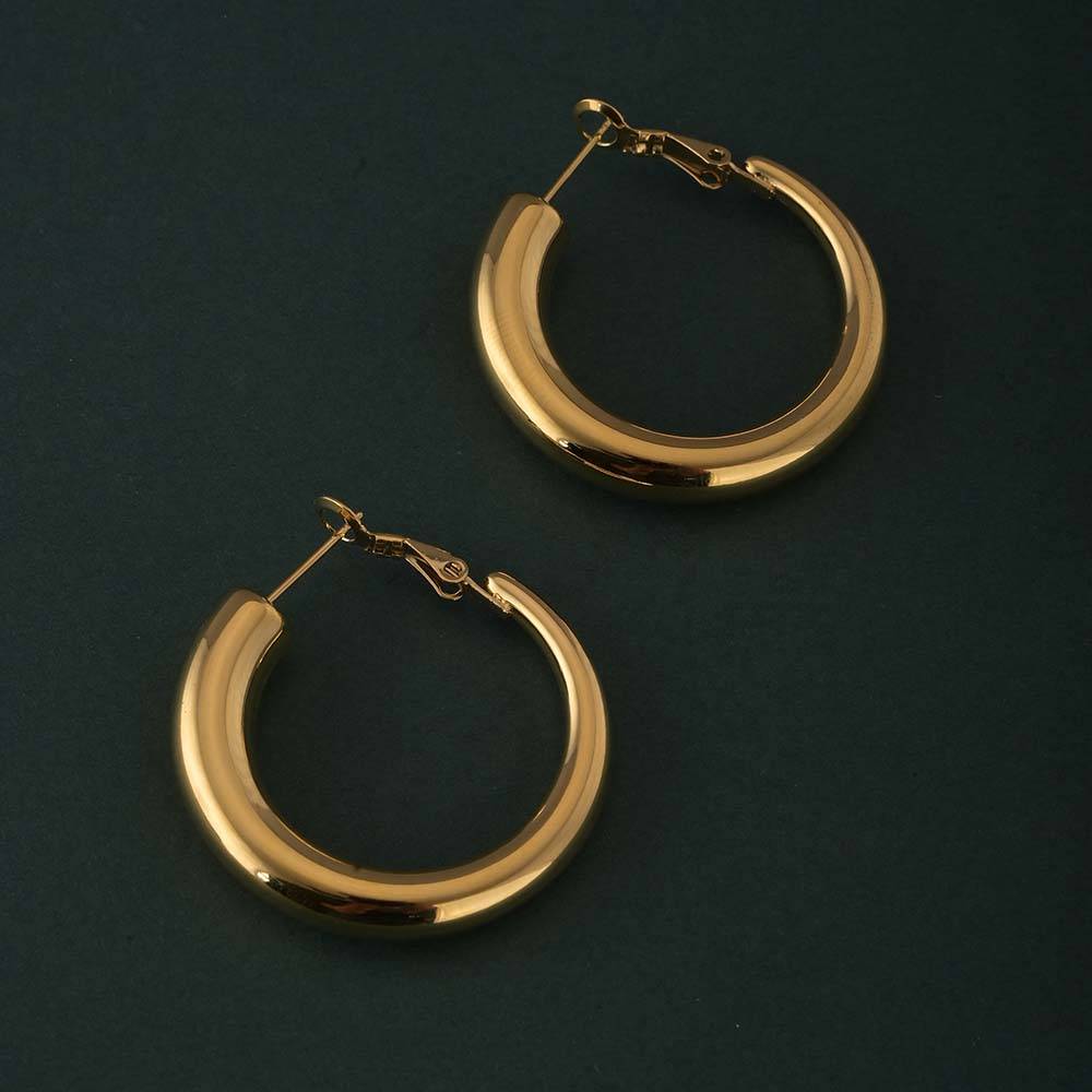 Classic Gold Hoops : PMW01ER043