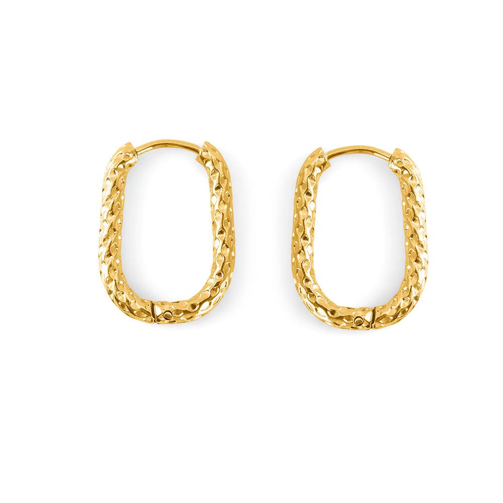 Textured U Hoops : PMW01ER048