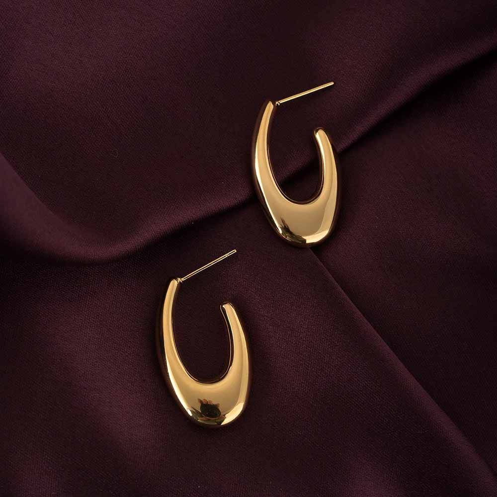 Minimalist Muse Earrings For Womens Waterproof & Anti-Tarnish : PMW01ER064
