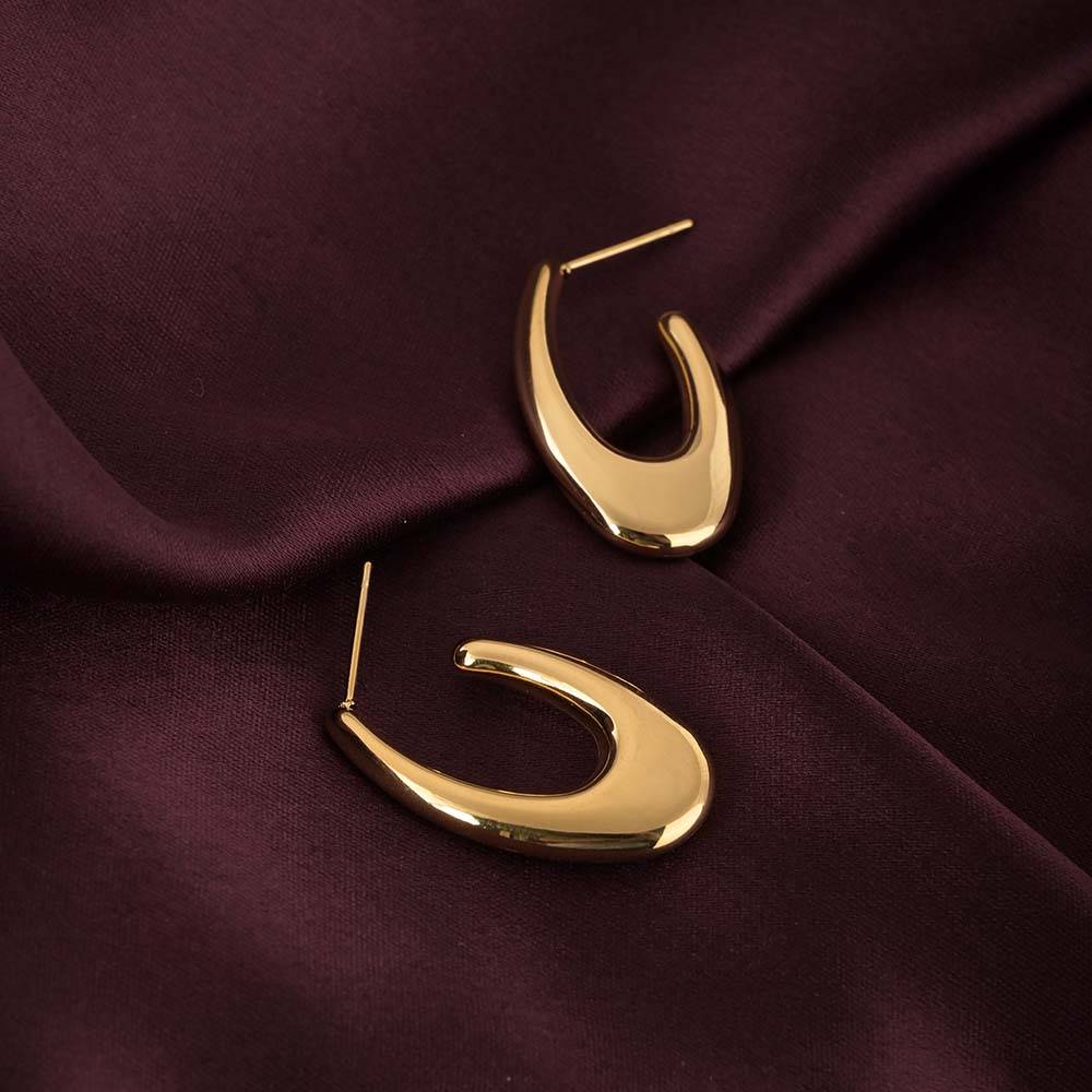 Minimalist Muse Earrings For Womens Waterproof & Anti-Tarnish : PMW01ER064