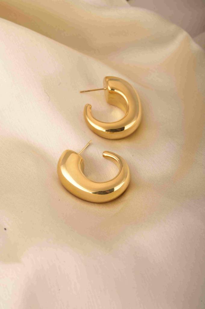 Curved Modernity Earrings : PMW01ER066