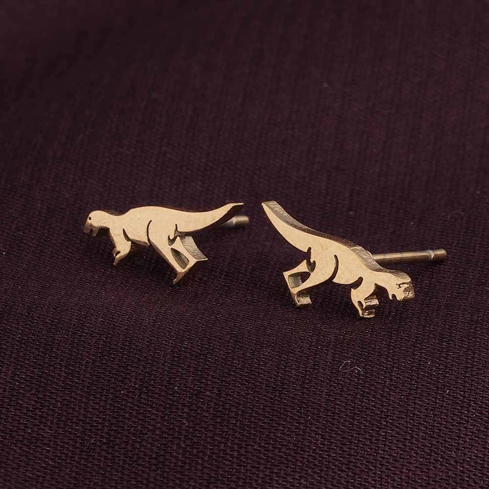 Dino Studs For Womens Waterproof & Anti-Tarnish : PMW01ER114