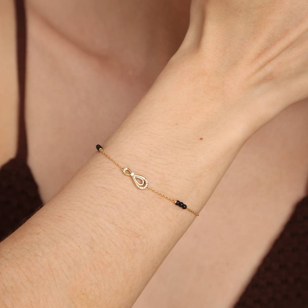 18K Gold-Plated Link Bracelet : PMW01MB006