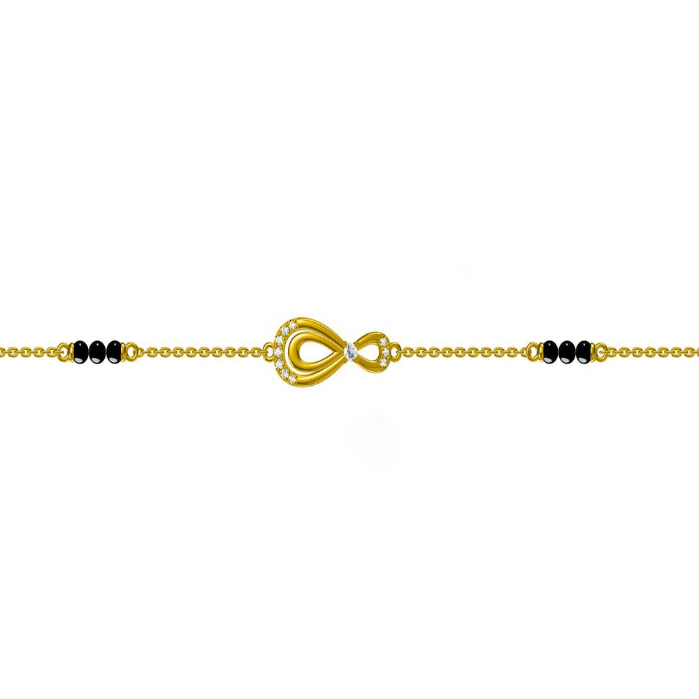 18K Gold-Plated Link Bracelet : PMW01MB006