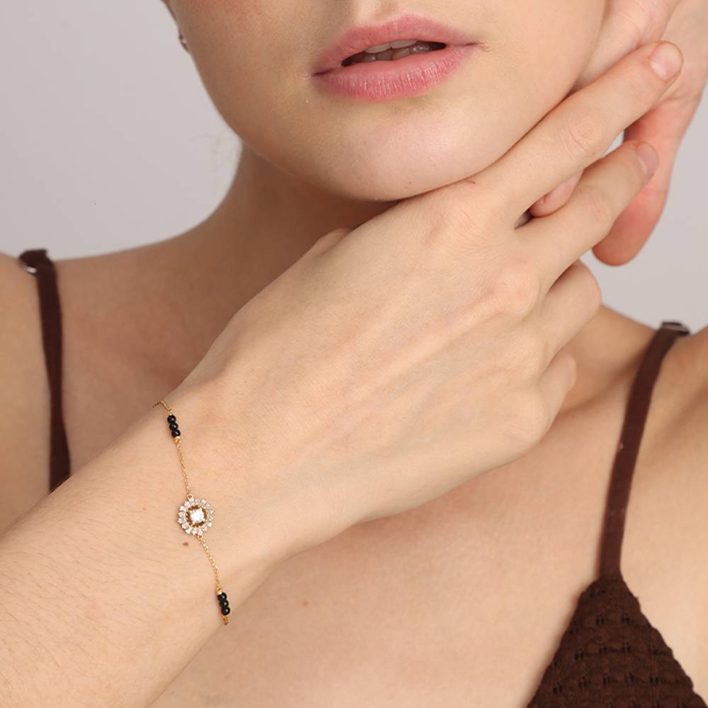 Minimalist Gold-Plated Mangalsutra : PMW01MB012