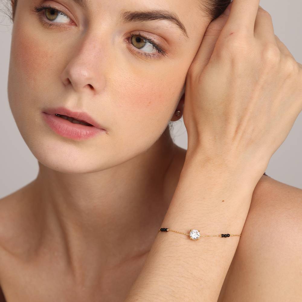 Timeless Gold-Plated Link Bracelet : PMW01MB017